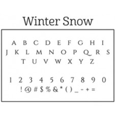 Ink Stamp, Winter Snow, PSA